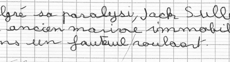 Ecriture molle, malmenée, oscillante, lente, pénalisant l'enfant